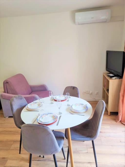 דירות Studio Nice, Avenue Des Fleurs, Climatise מראה חיצוני תמונה